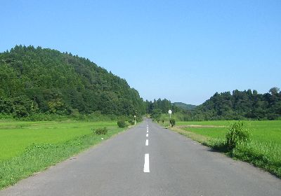 御池野尻湖ロード 野尻町東麓 西猿瀬