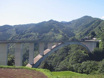 ふるさと農道 松の木地区 天翔大橋