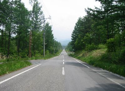 長野県道484号富士見原茅野線 鉢巻道路