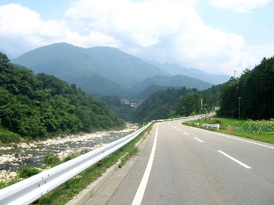 長野県道266号荻原小川線 上松町小川