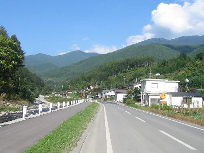長野県道39号奈川野麦高根線 松本市奈川神谷