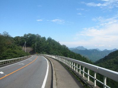 国道254号・内山道路 下仁田町南野牧 内山トンネルの東