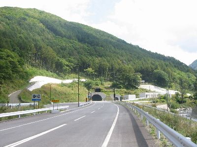 国道361号 権兵衛トンネル 塩尻市奈良井