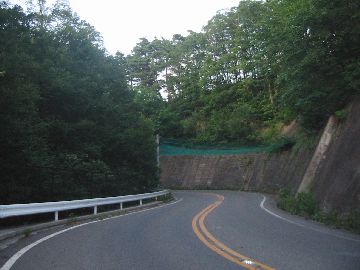 松本浅間カントリークラブの道