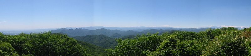 旧碓氷峠見晴台からの眺め
