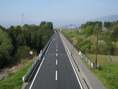 南信州フルーツライン 飯田市座光寺
