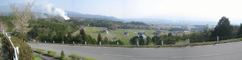 田沢北の展望所より