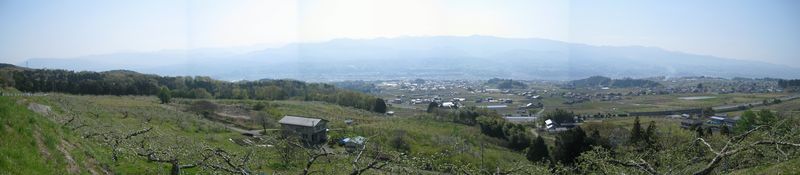 月夜平の展望所より