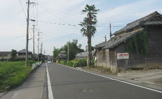 国道389号 国見市街