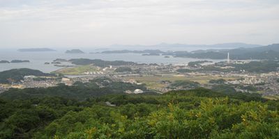 弓張岳第二展望台より 南九十九島