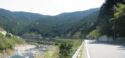国道169号 川上村井戸