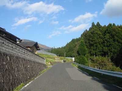 曽爾高原道路 太良路 集落の道