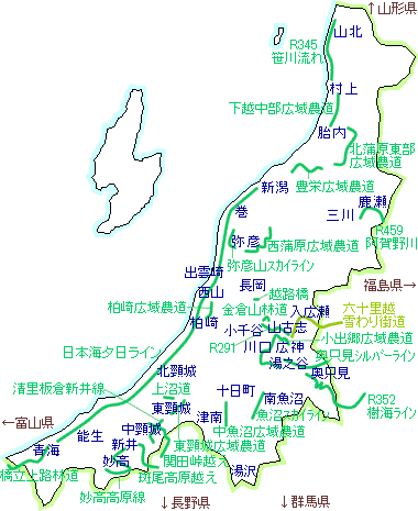 新潟県索引図