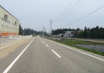 下越中部広域農道 荒川町坂町