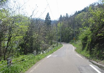 新潟県道174号角島鹿瀬線 阿賀町鹿瀬