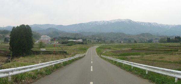北蒲原東部広域農道 新発田市本間新田