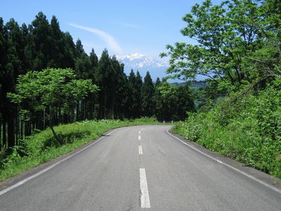 広域農道 清里板倉新井線 上越市板倉区沢田