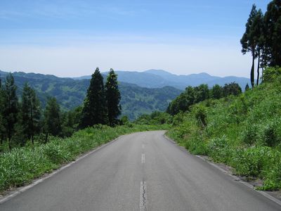 広域農道 清里板倉新井線 妙高市大濁