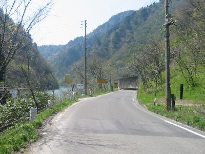 国道459号 阿賀町日出谷