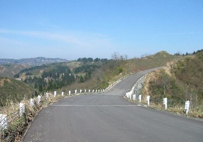 茂沢〜水沢の農道