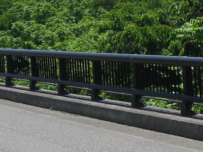 広域農道 清里板倉新井線 大熊川大橋 欄干