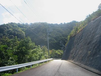 宮崎県道122号古江丸市尾線 延岡市北浦町市振
