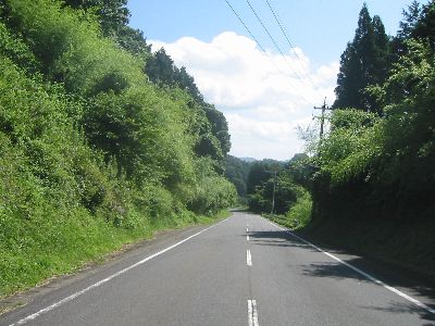 大分県道26号三重野津原線 四辻峠の南