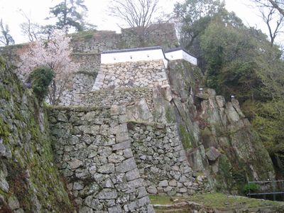 備中松山城 石垣