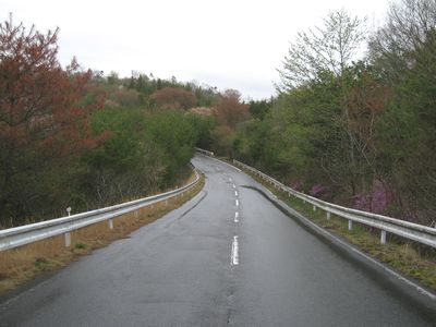 奥吉備街道・吉備高原北部広域農道 岡山市北区建部町田地子