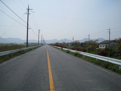 千両街道・児島湾広域農道 岡山市南区灘崎町北七区