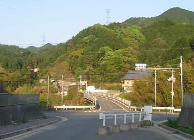 南河内グリーンロード 千早口の入口