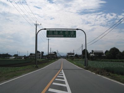 花植木街道広域農道 深谷市岡部