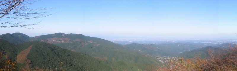 刈場坂峠からの眺め