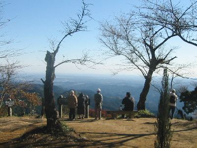 関八州見晴台から南東方向を望む