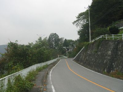埼玉県道73号秩父名栗線 秩父市浦山