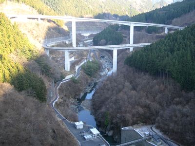 雷電廿六木橋 滝沢ダムより