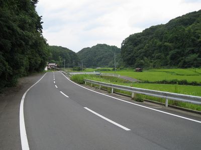 安能広域農道 安来市上吉田町