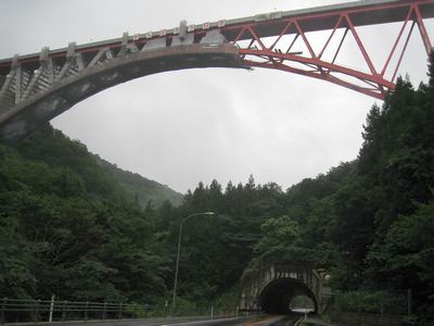 奥出雲おろちループ 三井野大橋の下 坂根トンネル