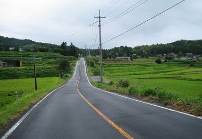 宍道湖南部広域農道 松江市西忌部町