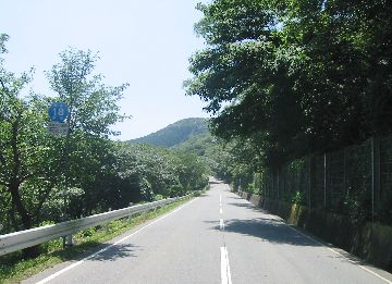 静岡県道18号 修善寺戸田線 戸田峠の東