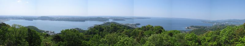 細江奥浜名湖展望公園より望む浜名湖