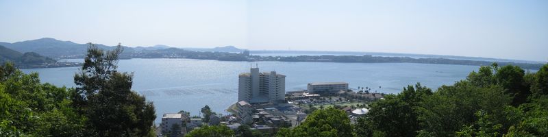 乎那の峯より望む浜名湖