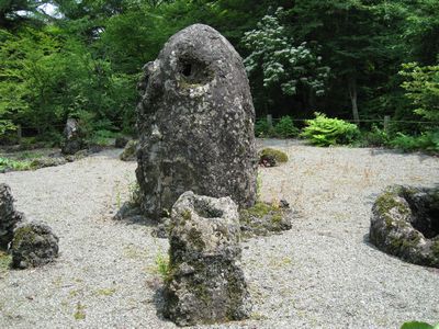 富士山御胎内清宏園 管状熔岩樹型