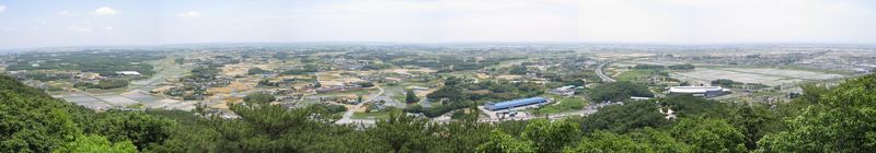 みかも山富士見台からの眺め
