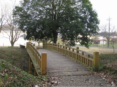 勝山城跡 大手口橋