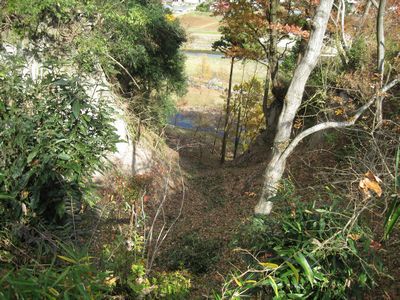 川崎城跡 一の堀