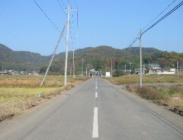 栃木県道141号 唐沢山公園線 唐沢山の南
