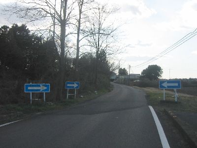 栃木県道163号黒田市塙真岡線 真岡市飯貝
