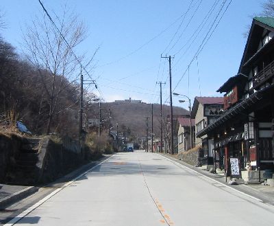 栃木県道17号那須高原線・那須街道 那須湯本市街