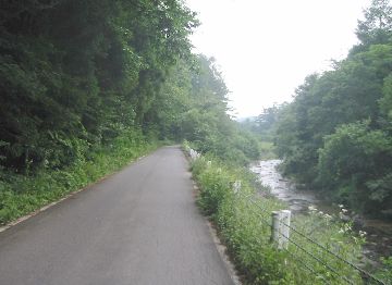 栃木県道249号 黒部西川線 土呂部